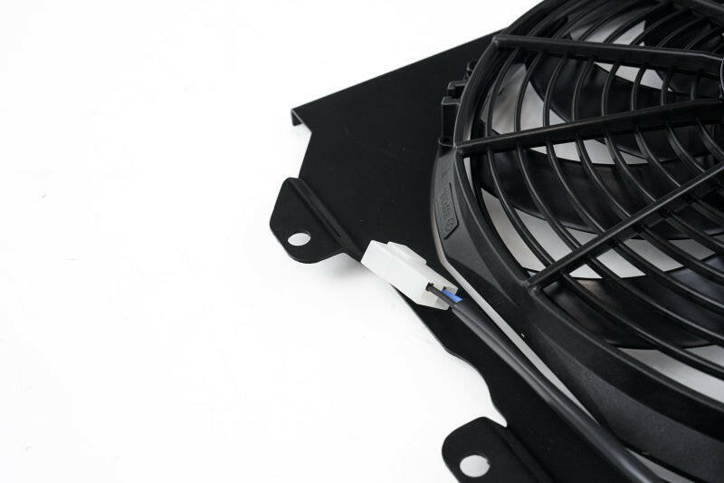 CSF 92-00 Honda Civic All-Aluminum Fan Shroud w/12in SPAL Fan - Black Finish Radiators CSF