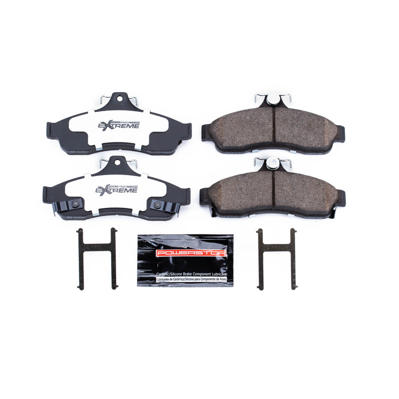 Power Stop 94-96 Chevrolet Caprice Rear Z26 Extreme Street Brake Pads w/Hardware Brake Pads - Performance PowerStop