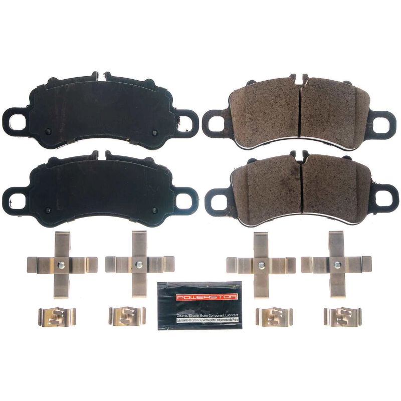 Power Stop 17-18 Porsche 718 Boxster Front Z23 Evolution Sport Brake Pads w/Hardware Brake Pads - Performance PowerStop