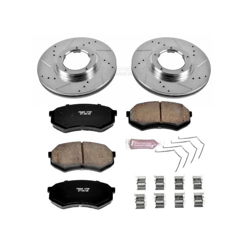 Power Stop 95-04 Toyota Tacoma Front Z23 Evolution Sport Brake Kit Brake Kits - Performance D&S PowerStop
