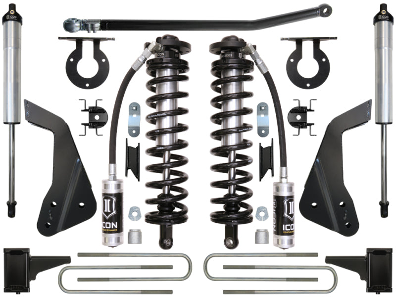 ICON 08-10 Ford F-250/F-350 4-5.5in Stage 2 Coilover Conversion System Coilover Components ICON