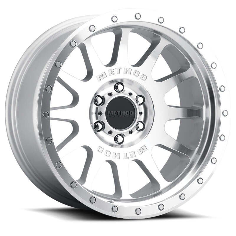 Method MR605 NV 20x10 -24mm Offset 8x180 124.1mm CB Machined Clear Coat Wheel Wheels - Cast Method Wheels