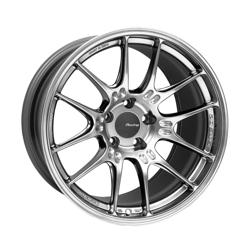 Enkei GTC02 18x10.5 5x114.3 15mm Offset 75mm Bore Hyper Silver Wheel Wheels - Cast Enkei