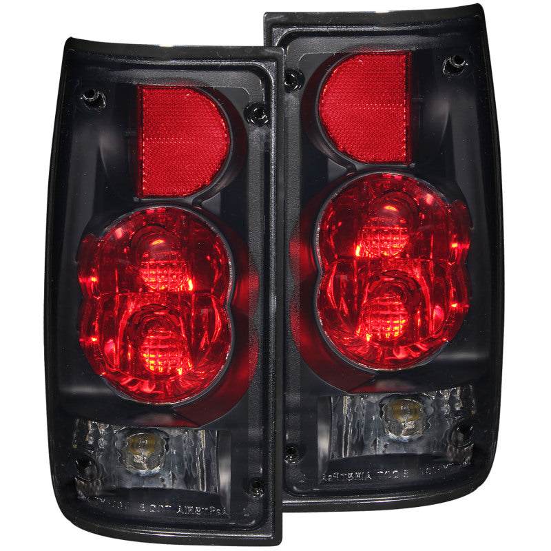 ANZO 1989-1995 Toyota Pickup Taillights Dark Smoke G2 Tail Lights ANZO
