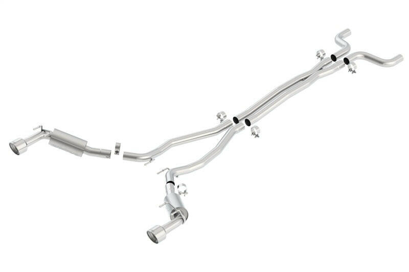 Borla 2010 Camaro 6.2L V8 S Type Catback Exhaust (does not work w/ factory ground affects package - Catback Borla