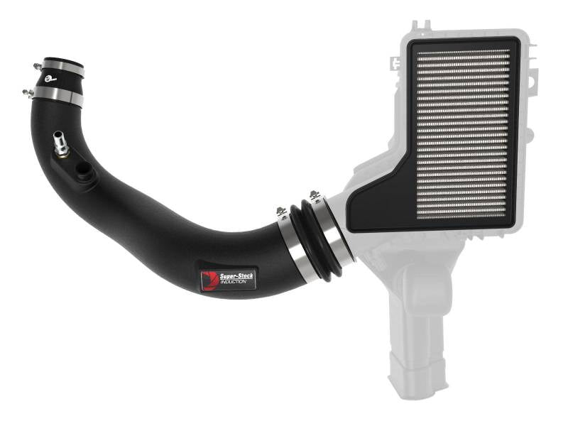 aFe Super Stock Induction System Pro Dry S Media 15-20 Ford Mustang L4-2.3L (t) Cold Air Intakes aFe