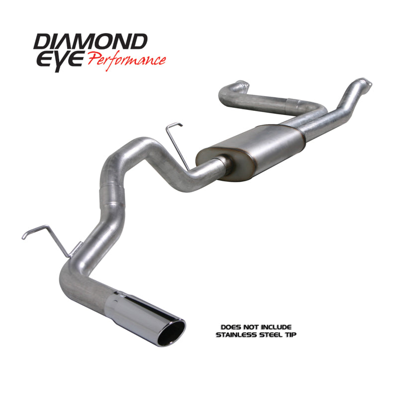 Diamond Eye KIT 3-1/2in Catback Single GAS AL NISSAN TITAN 5.6L 07-10 Catback Diamond Eye Performance