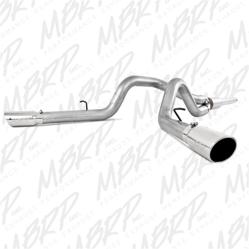 MBRP 1999-2004 Ford F-250/350 V-10 Cat Back 4 Dual Split Side Catback MBRP