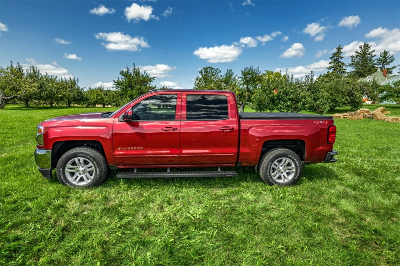 N-Fab Growler Fleet 07-18 Chevy/GMC 1500 / 08-10 Chevy/GMC 2500 Crew Cab - Cab Length - Tex. Black Running Boards N-Fab