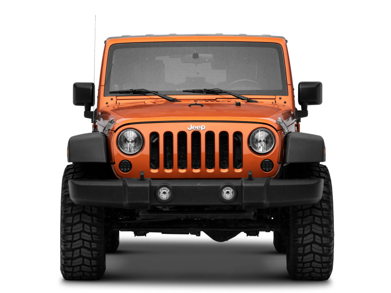 Raxiom 07-18 Jeep Wrangler JK Axial Series LED Front Turn Signals (Smoked) Headlights Raxiom