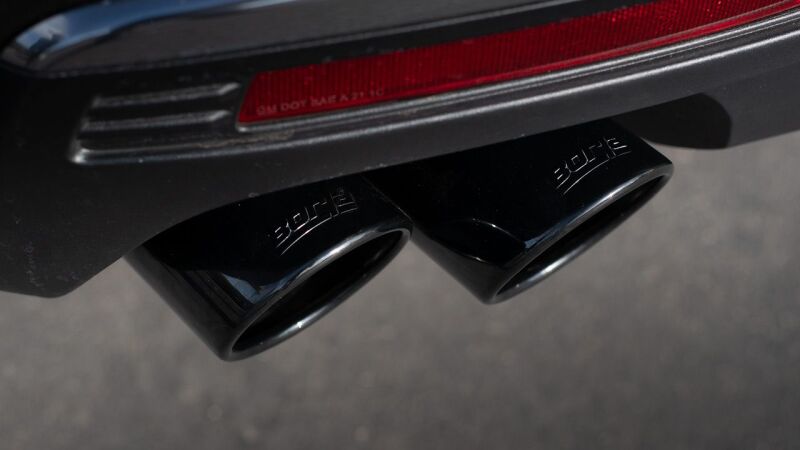Borla 21-22 Chevrolet Tahoe 5.3L V8 2/4WD 4DR 3in/2.75in Touring Cat-Back Exhaust -Black Chrome Tips Catback Borla