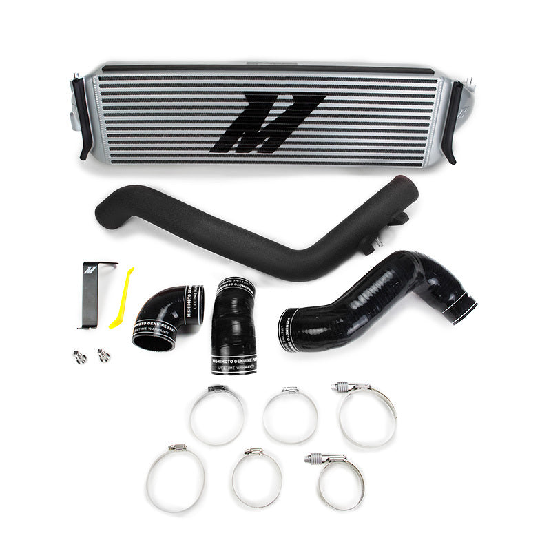 Mishimoto 2017+ Honda Civic Type R Performance Intercooler Kit - Silver Core Black Piping Intercooler Kits Mishimoto