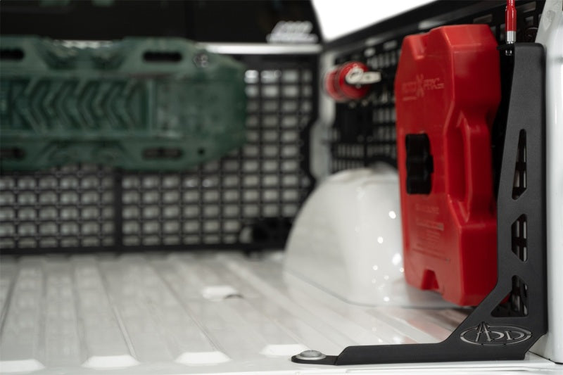 Addictive Desert Designs 2021+ Ford F-150 & Ford Raptor Bed Channel Stiffeners Black Brackets Addictive Desert Designs