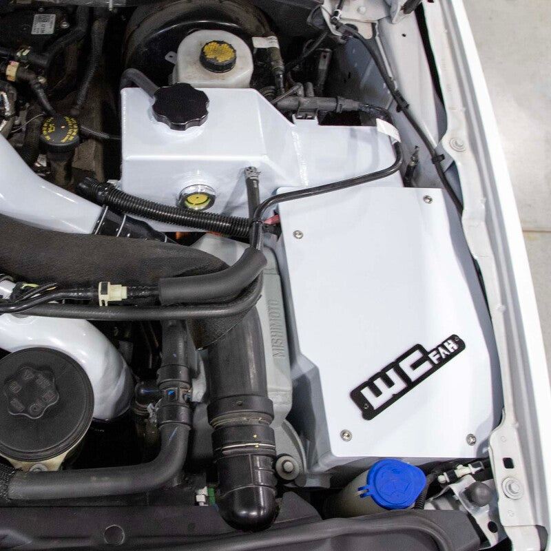 Wehrli 17-24 6.7L Power Stroke Coolant Tank and Battery Box Kit - Gloss Black Coolant Reservoirs Wehrli