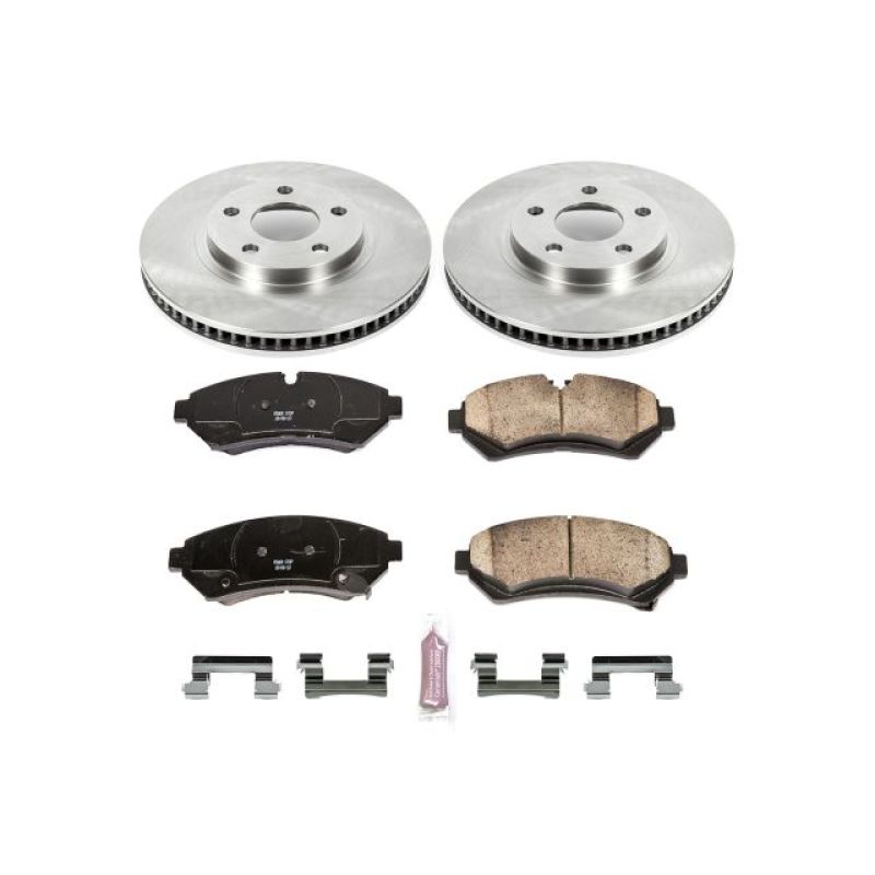 Power Stop 98-02 Cadillac Seville Front Autospecialty Brake Kit Brake Kits - OE PowerStop