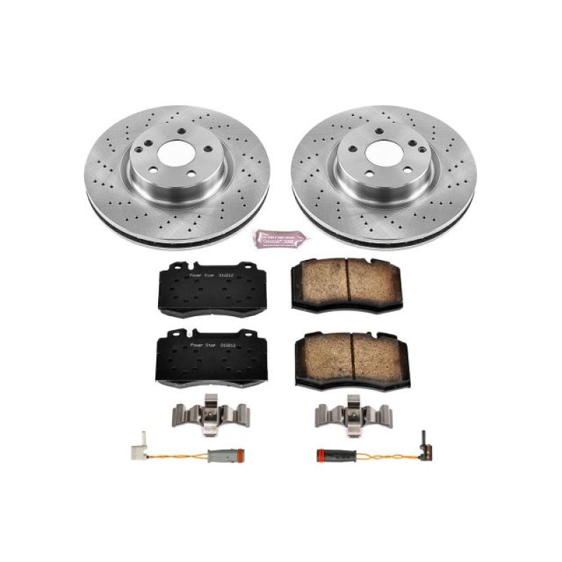Power Stop 07-09 Mercedes-Benz E350 Front Autospecialty Brake Kit Brake Kits - OE PowerStop