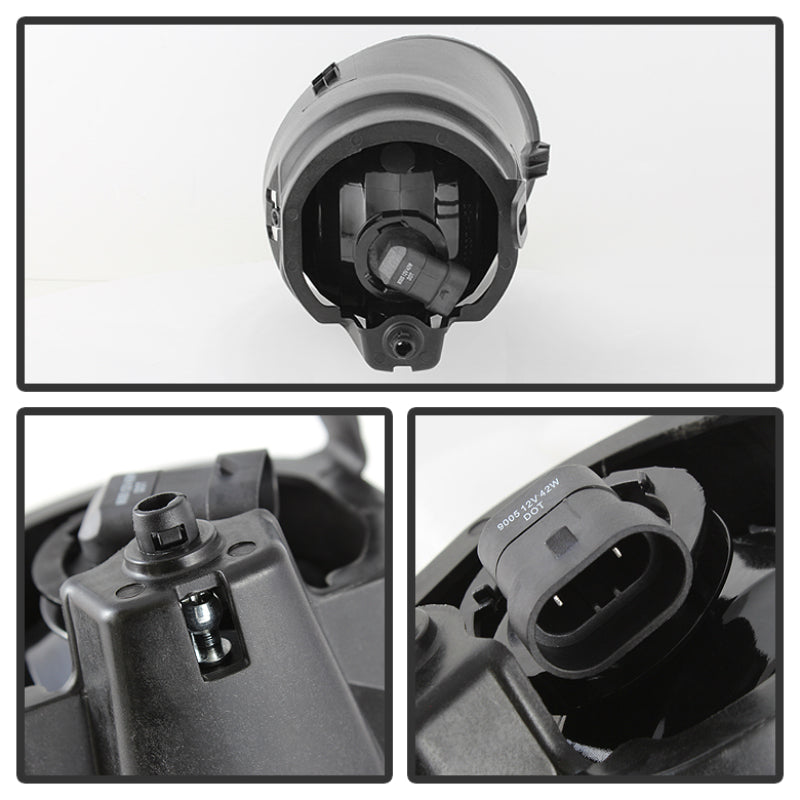 Spyder Toyota Tundra 07-13 All Double Cab/CrewMax OEM Fog Lightsw/swch Smke FL-CL-TTU07-SM Fog Lights SPYDER