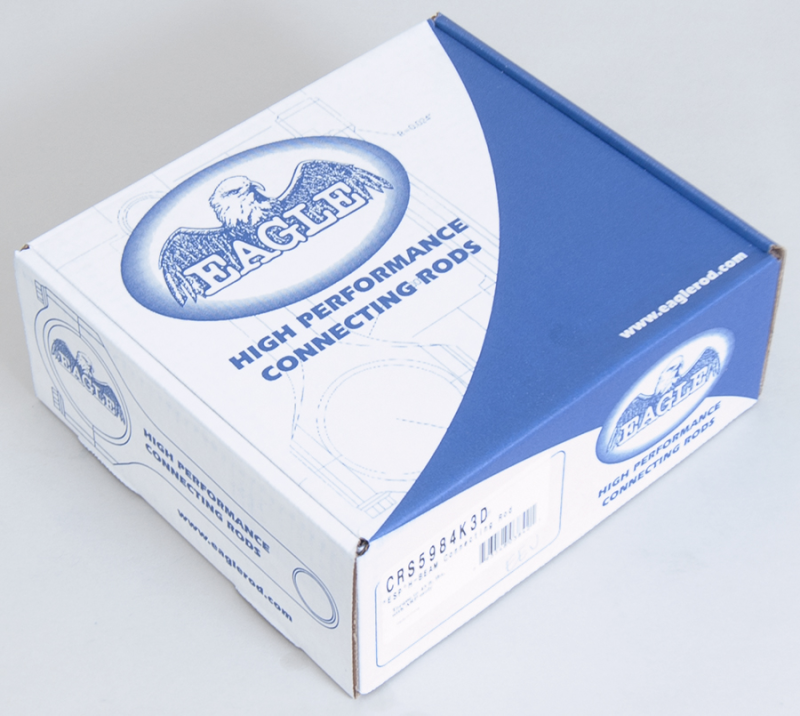 Eagle Honda/Acura K24 Engine 5.984in Length .864in Pin Connecting Rods (Set of 4) Connecting Rods - 4Cyl Eagle