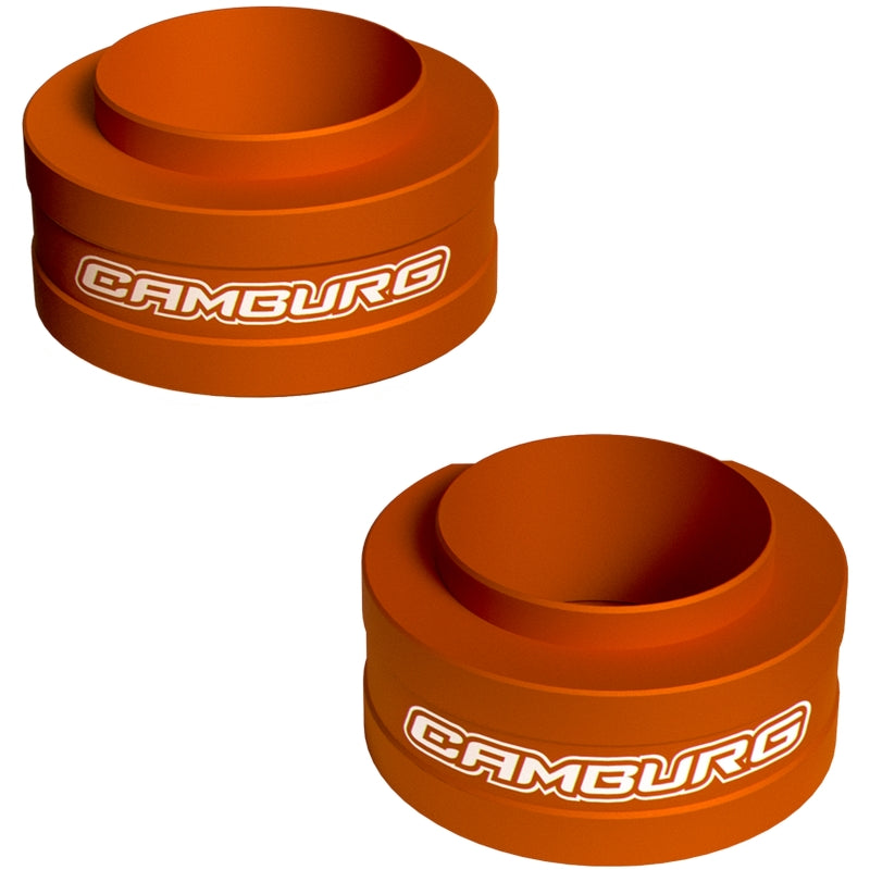 Camburg 2024+ Ford Ranger Raptor 2.5in Front Spring Preload Spacer Kit (Fox Orange) Preload Adjusters Camburg