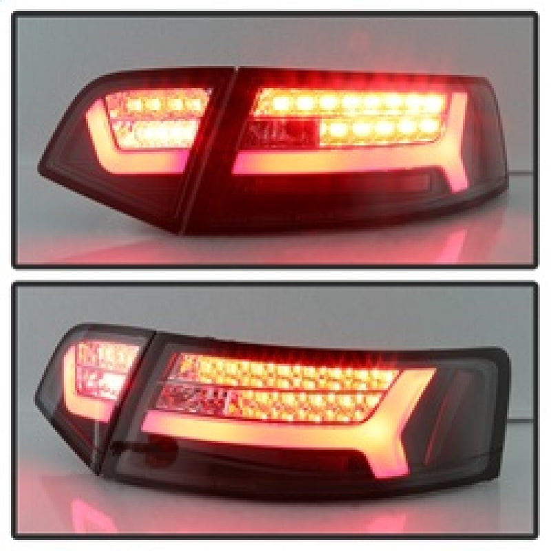 Spyder 09-12 Audi A6 LED Tail Lights - Black (ALT-YD-AA609-LED-BK) Tail Lights SPYDER