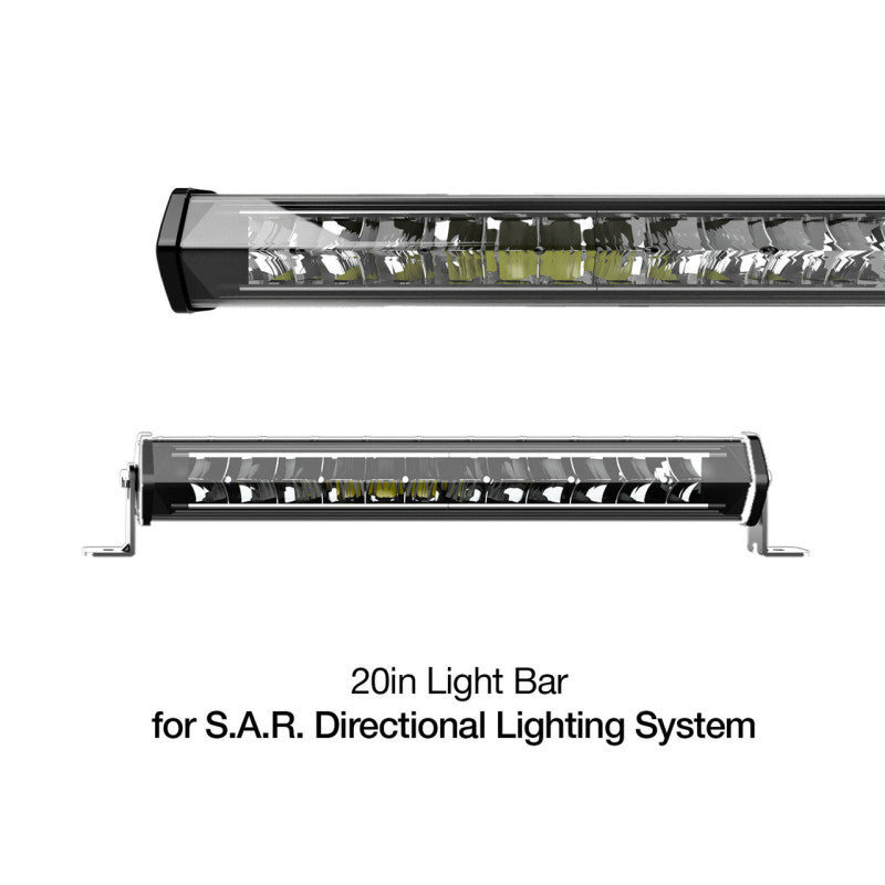 XK Glow White Housing SAR Light Bar - Emergency Search and Rescue Light 20In Light Accessories and Wiring XKGLOW