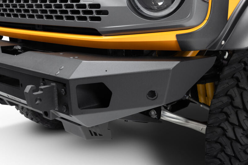 Go Rhino 21-26 Ford Bronco (Excl. LED Fog Lights) Trailline Front Full Width Bumper - Tex. Blk Bumpers - Steel Go Rhino