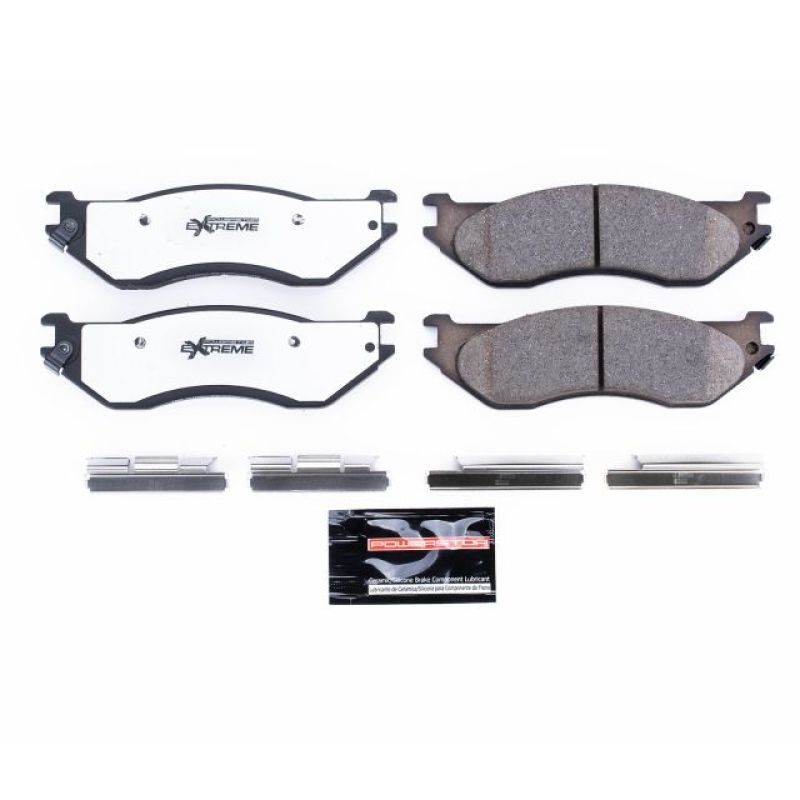 Power Stop 04-06 Dodge Durango Front Z36 Truck & Tow Brake Pads w/Hardware Brake Pads - Performance PowerStop