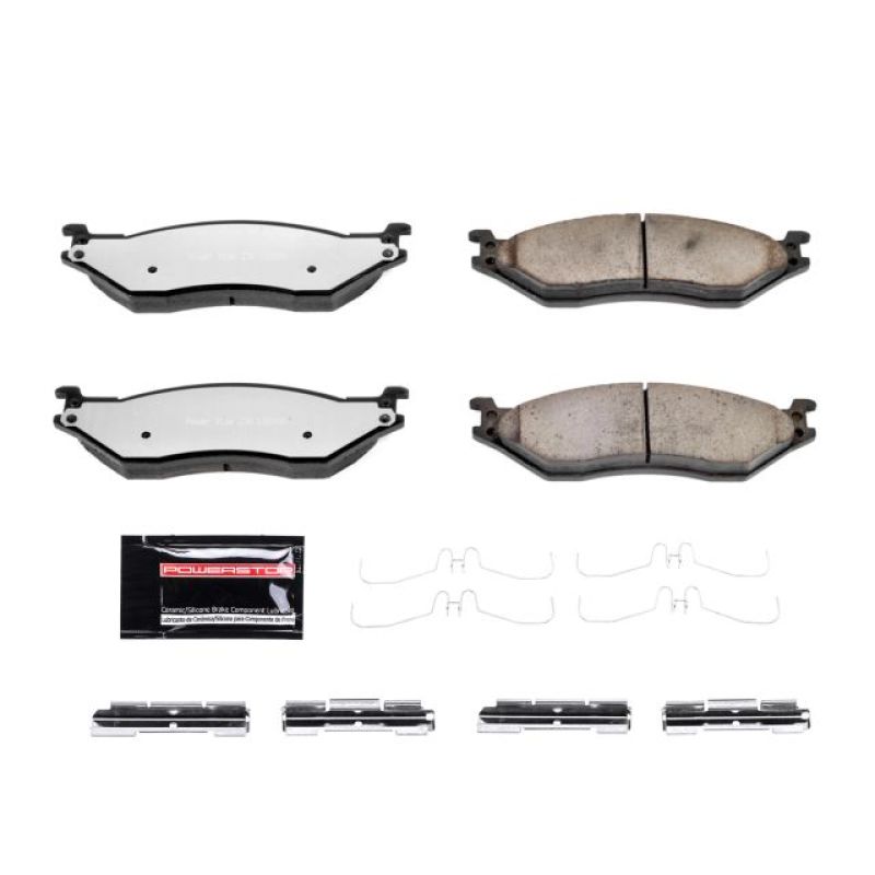 Power Stop 08-09 Ford F53 Front or Rear Z36 Truck & Tow Brake Pads w/Hardware Brake Pads - Performance PowerStop