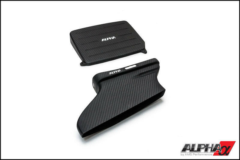 AMS Performance 14-18 Mercedes-Benz CLA 45 AMG 2.0T Alpha Cold Air intake w/Carbon Fiber Lid & Duct Cold Air Intakes AMS