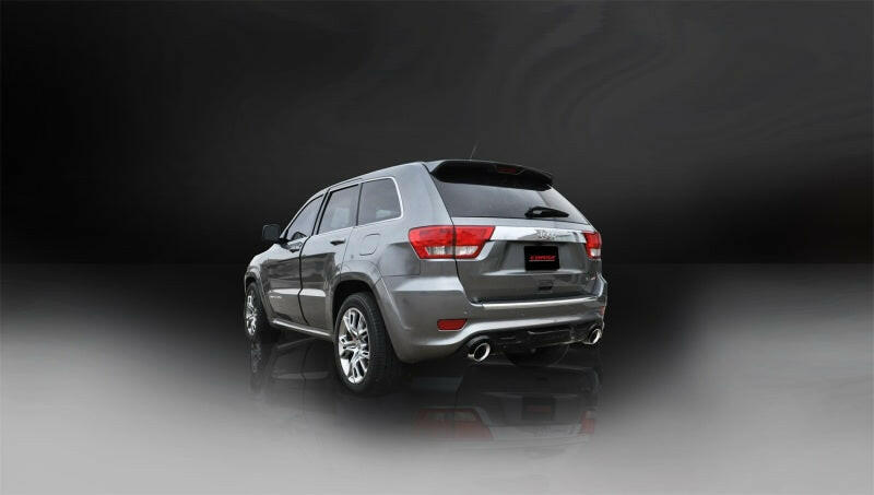 Corsa 2012-2013 Jeep Grand Cherokee 6.4L V8 Polished Sport Cat-Back Exhaust Catback CORSA Performance