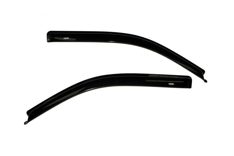 AVS 09-14 Ford F-150 Standard Cab Ventvisor Outside Mount Window Deflectors 2pc - Smoke Wind Deflectors AVS