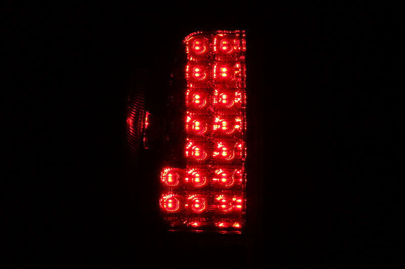 ANZO 2005-2008 Nissan Frontier LED Taillights Red/Clear Tail Lights ANZO