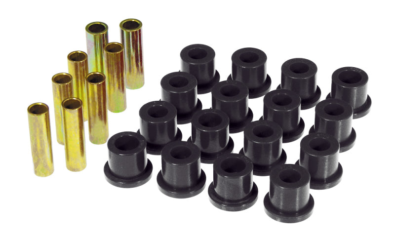 Prothane 68-72 Ford F250 2wd Rear Spring & Shackle Bushings - Black Bushing Kits Prothane