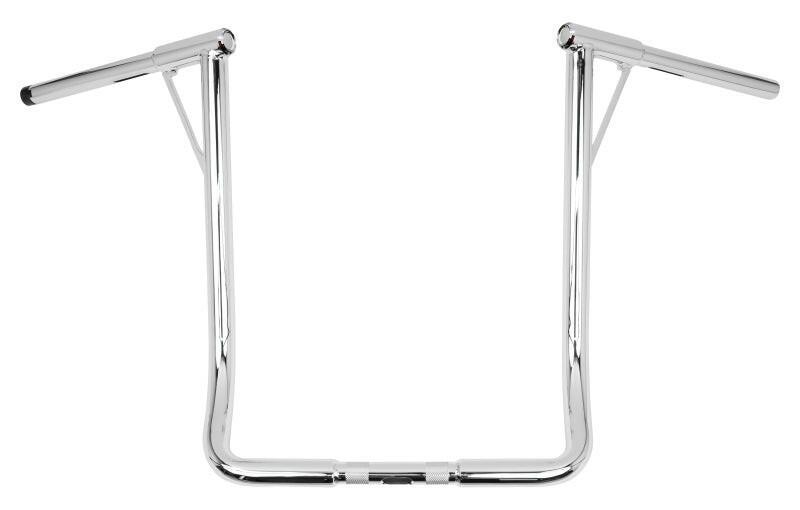 Burly Brand Louie B Bar 19in - Chrome Handlebars Burly Brand