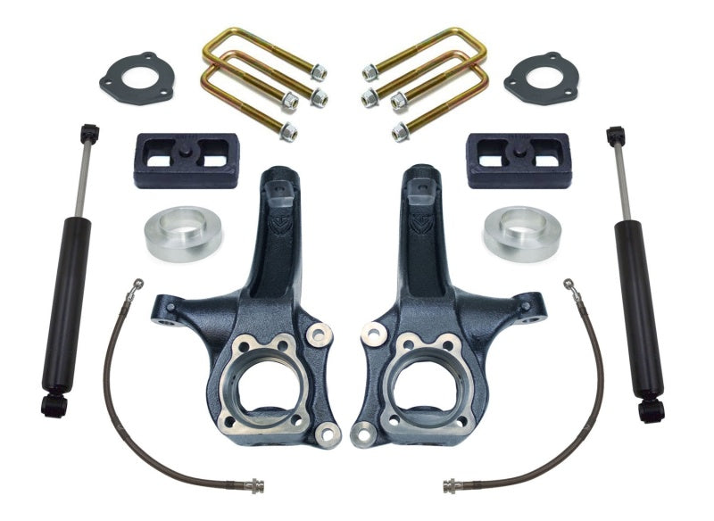 MaxTrac 15-18 Chevrolet Colorado 2WD 6.5in/3in MaxPro Spindle Lift Kit w/MaxTrac Shocks Steering Knuckles & Spindles Maxtrac