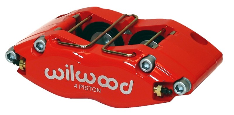 Wilwood Caliper-Dynapro Radial-Red 1.25in Pistons 0.81in Disc Brake Calipers - Perf Wilwood
