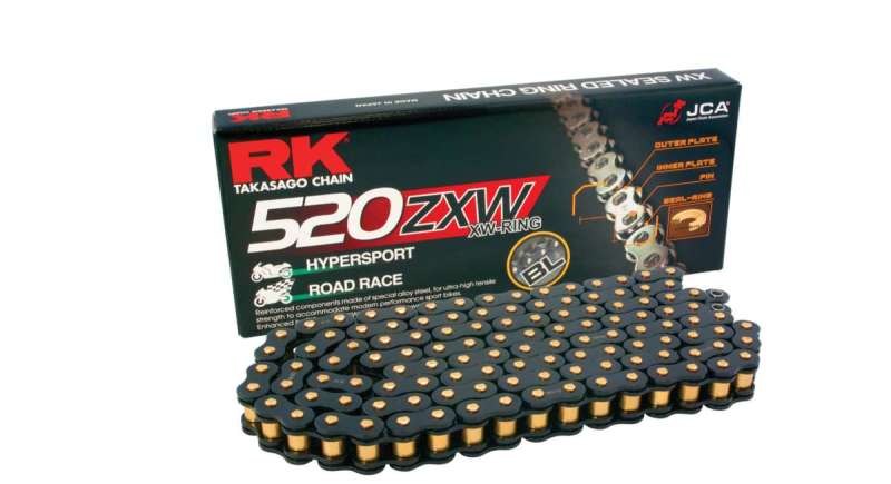 RK Chain BL520ZXW-100L XW-Ring - Black Scale Chains RK Chain