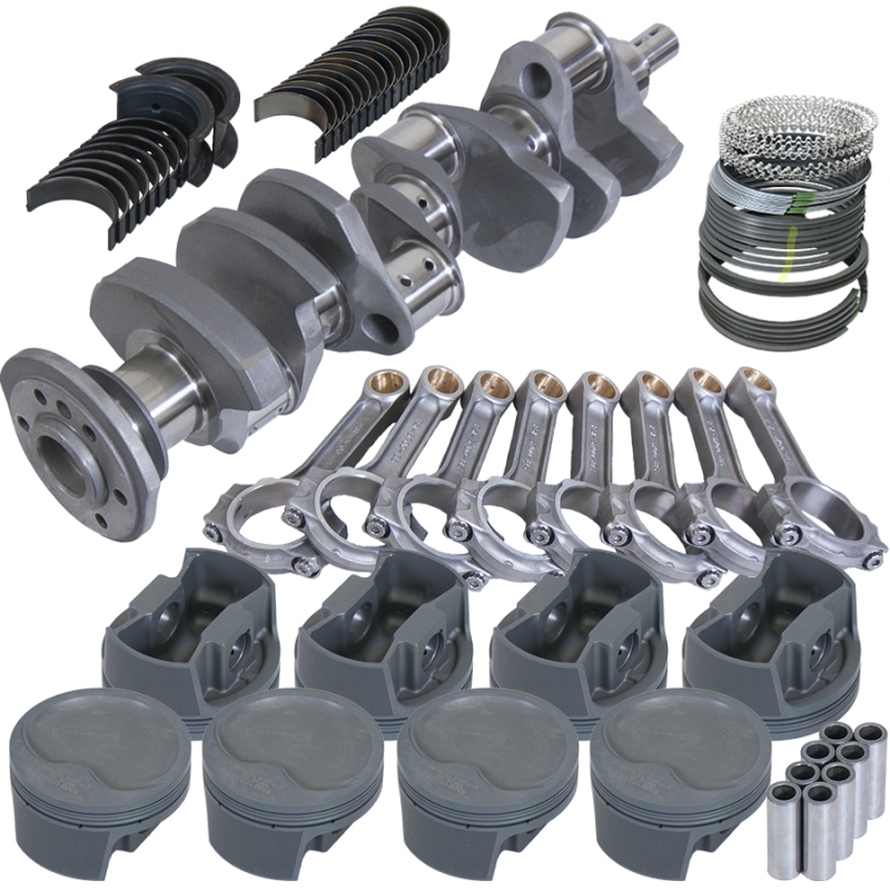 Eagle Chevy 350 3.750in Crank 5.700in I-Beam Rods -16cc 4.060in Pistons Rotating Assembly Rotating Assemblies Eagle