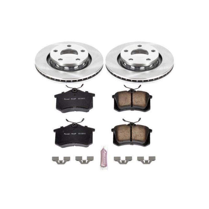 Power Stop 1999 Audi A8 Rear Autospecialty Brake Kit Brake Kits - OE PowerStop