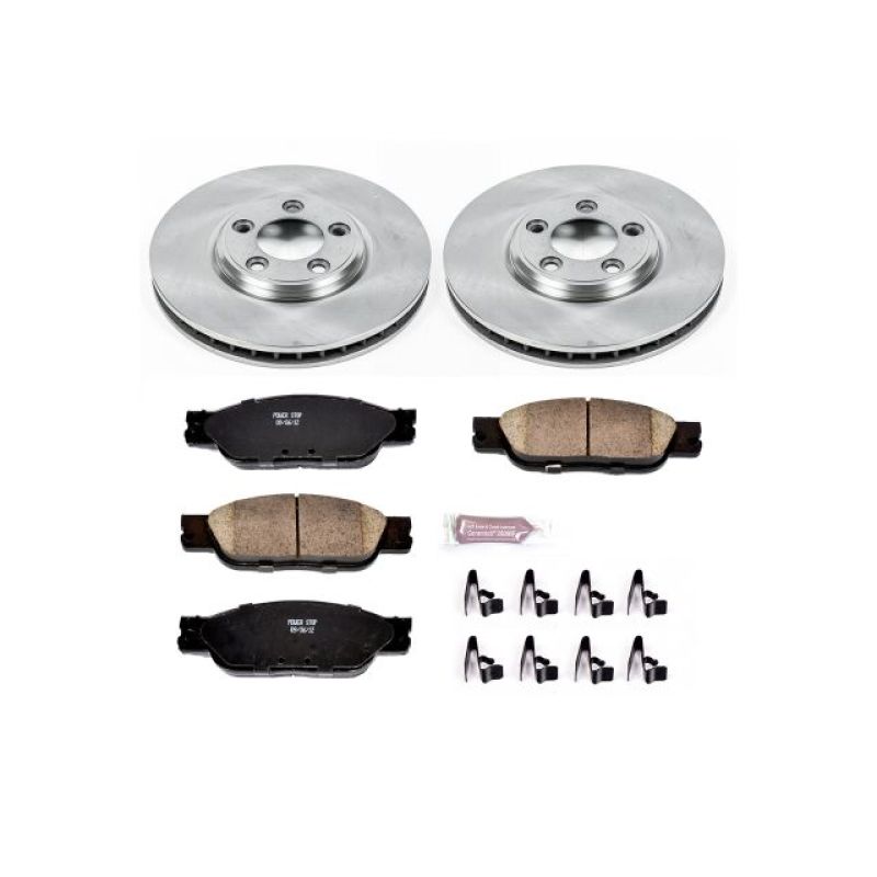 Power Stop 03-04 Jaguar S-Type Front Autospecialty Brake Kit Brake Kits - OE PowerStop