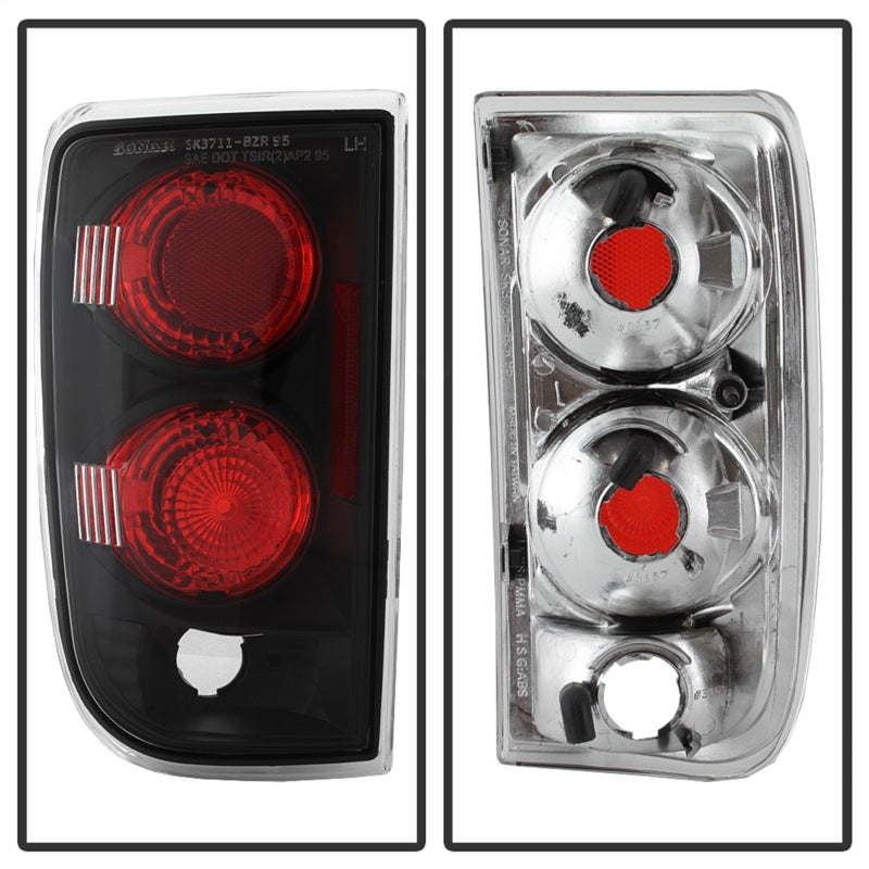 Spyder Chevy Blazer 95-05/Oldsmobile Bravada 96-01 Euro Tail Lights Blk ALT-YD-CB95-BK Tail Lights SPYDER