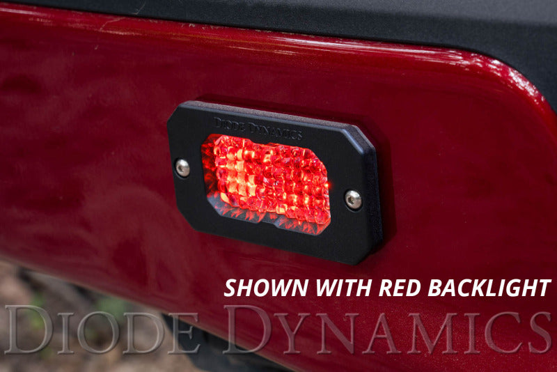 Diode Dynamics Stage Series 2in LED Pod Sport - White Combo Flush RBL (Pair) Light Accessories and Wiring Diode Dynamics
