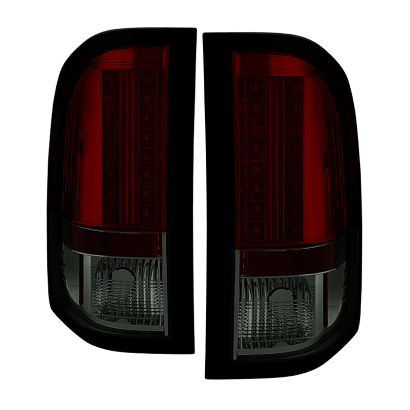 Spyder Chevy Silverado 07-13 LED Tail Lights Red Smoke ALT-YD-CS07-LED-RS Tail Lights SPYDER