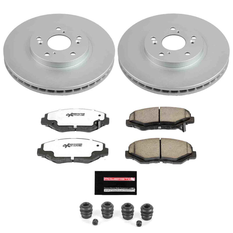Power Stop 03-08 Honda Pilot Front Z26 Coated Brake Kit Brake Kits - Performance D&S PowerStop