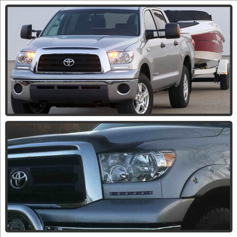 Spyder Toyota Tundra 07-13 Daytime LED Running Lights (XSP-X Model Look)wo/swtch Blk FL-DRL-TTU07-BK Daytime Running Lights SPYDER