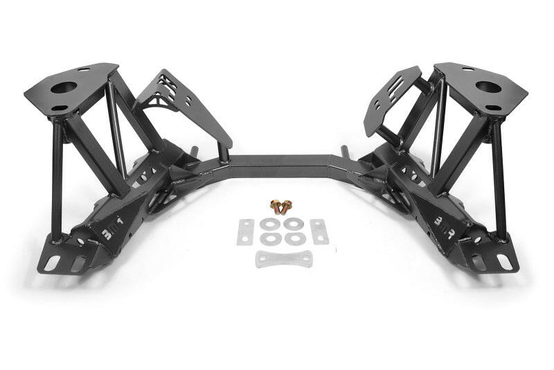 BMR 79-95 Ford Mustang K-Member Premium Version w/Spring Perches - Black Hammertone Crossmembers BMR Suspension