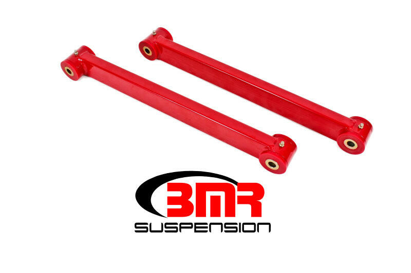 BMR 05-14 S197 Mustang Non-Adj. Boxed Lower Control Arms (Polyurethane) - Red Control Arms BMR Suspension