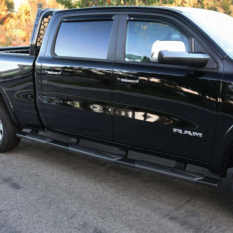 Westin 19-21 Ram 1500 Crew Cab R5 M-Series Wheel-to-Wheel Nerf Step Bars - Black Nerf Bars Westin