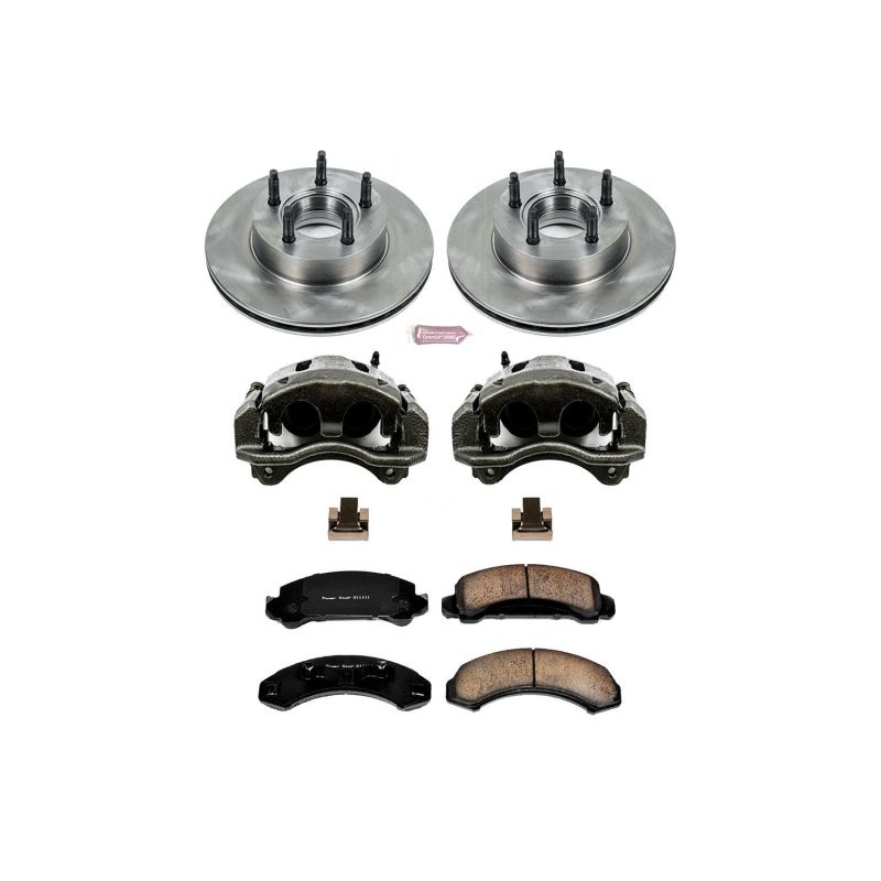 Power Stop 91-92 Ford Explorer Front Autospecialty Brake Kit w/Calipers Brake Kits - OE PowerStop
