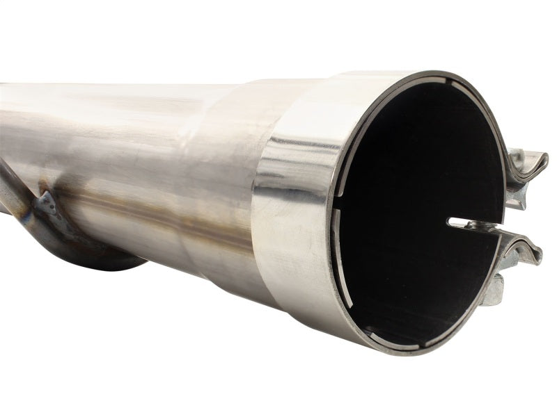 aFe MACHForce XP Exhaust 3in-3.5in SS Single Side Ext CB w/ Black Tip 99-04 Ford F150 V8 5.4L/6.8L Catback aFe